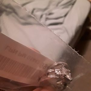 BONLAVIE Promise Silver Rings for Her Engagement R